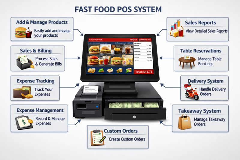 Fast Food POS System – Complete Business Solution